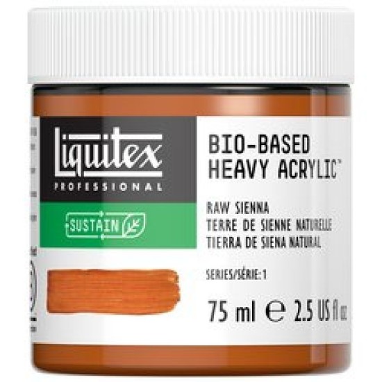 Disc Liquitex Bio-Based Hvy Acrylic Ser. 1, 75 ml Raw Sienna