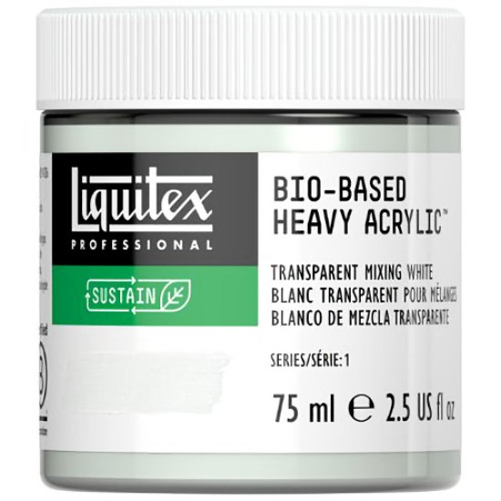 Disc Liquitex Bio-Based Hvy Acrylic Ser. 1, 75 ml Transparent Mixing White