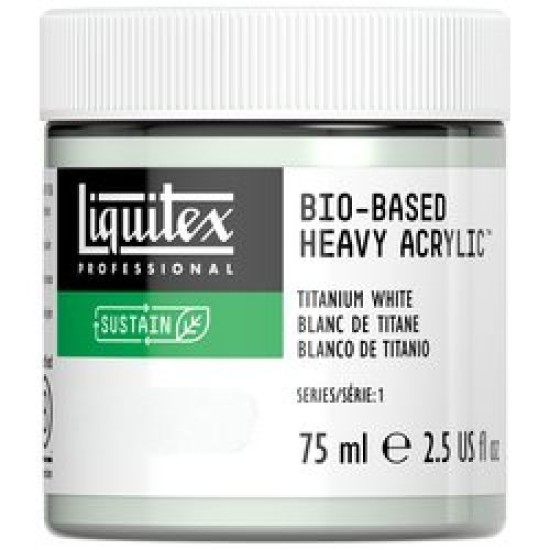 Disc Liquitex Bio-Based Hvy Acrylic Ser. 1, 75 ml Titanium White