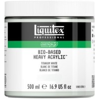 Disc Liquitex Bio-Based Hvy Acrylic Ser. 1, 500 ml Titanium White