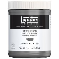 Disc Liquitex Acrylic 473 ml. Iridescent Rich Silver