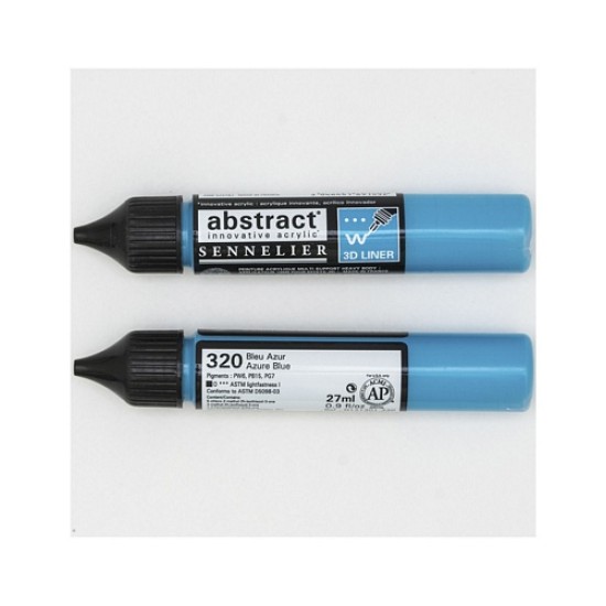 Disc Abstract Liner 27 ml. Azure Blue