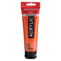Amsterdam Standard Acrylic 120 ml. Vermilion