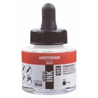 Amsterdam Acrylic Ink 30 ml. Titanium White