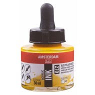 Amsterdam Acrylic Ink 30 ml. Azo Yellow Deep