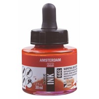 Amsterdam Acrylic Ink 30 ml. Naphtol Red Deep