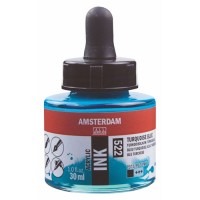 Amsterdam Acrylic Ink 30 ml. Turquoise Blue