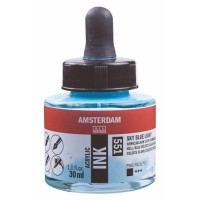 Amsterdam Acrylic Ink 30 ml. Sky Blue Light