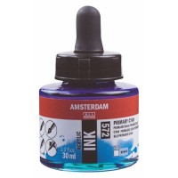Amsterdam Acrylic Ink 30 ml. Primary Cyan