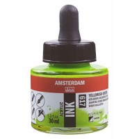 Amsterdam Acrylic Ink 30 ml. Yellowish Green