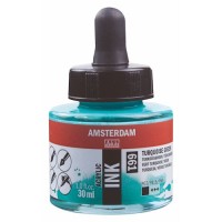 Amsterdam Acrylic Ink 30 ml. Turquoise Green
