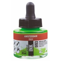 Amsterdam Acrylic Ink 30 ml. Reflex Green