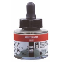 Amsterdam Acrylic Ink 30 ml. Neutral Grey