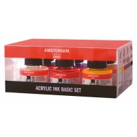 Amsterdam Acrylic Ink Combi Set 6 X 30 ml.