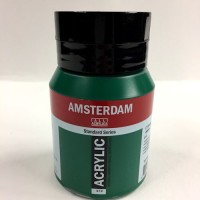 Amsterdam Standard Acrylic 500 ml. Permanent Green Deep