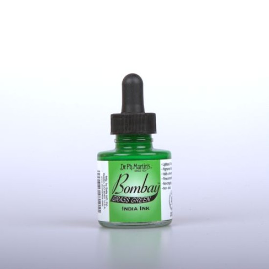 Bombay Waterproof India Ink 1 oz Grass Green