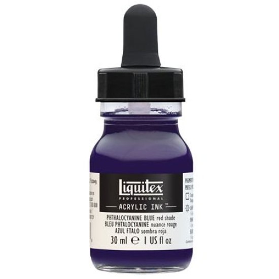 Liquitex Ink 30 ml Jar Phthalocyanine Blue Red Shade