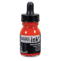 Liquitex Ink 30 ml Jar Vivid Red Orange