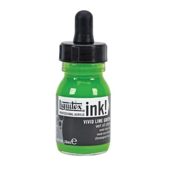 Liquitex Ink 30 ml Jar Vivid Lime Green