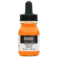Liquitex Ink 30 ml Jar Fluorescent Orange