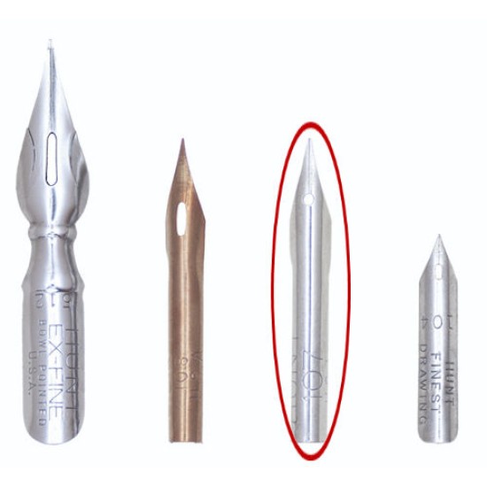 Speedball 107 Hawk Quill Pen Nib