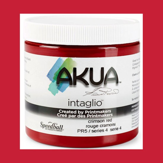 Akua Intaglio 8 oz. S4. Crimson Red
