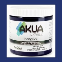 Akua Intaglio 8 oz. S3. Phthalo Blue