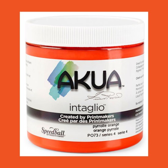 Akua Intaglio 8 oz. S4. Pyrrolle Orange