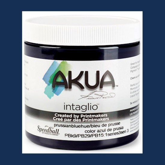 Akua Intaglio 8 oz. S3. Prussian Blue