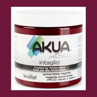 Akua Intaglio 8 oz. S4. Quinacridone Magenta