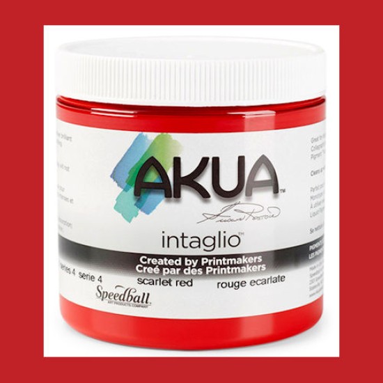 Akua Intaglio 8 oz. S4. Scarlet Red