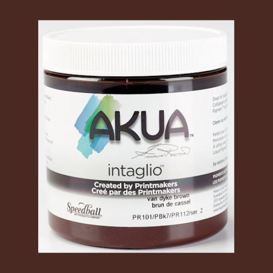 Akua Intaglio 8 oz. S2. Vandyke Brown