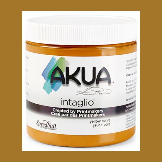 Akua Intaglio 8 oz. S2. Yellow Ochre