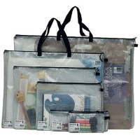 Disc Art Alternative Mesh & Vinyl Bag With Zipper 16