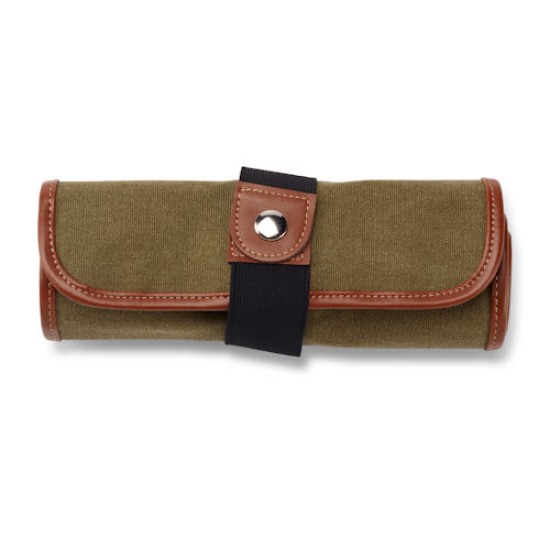 Global Canvas Pencil Roll Ups Olive