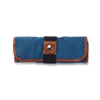Global Canvas Pencil Roll Ups Denim