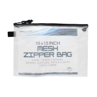 PRO ART Mesh & Vinyl Bag With Zipper 10