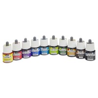 Colorex Watercolour Ink Box 10 Assorted 45 ml. Bottles