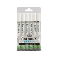 Colorex Watercolour Ink Empty Markers X6