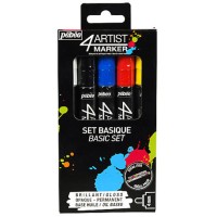 4Artist Marker Set 5X4 mm. Basic