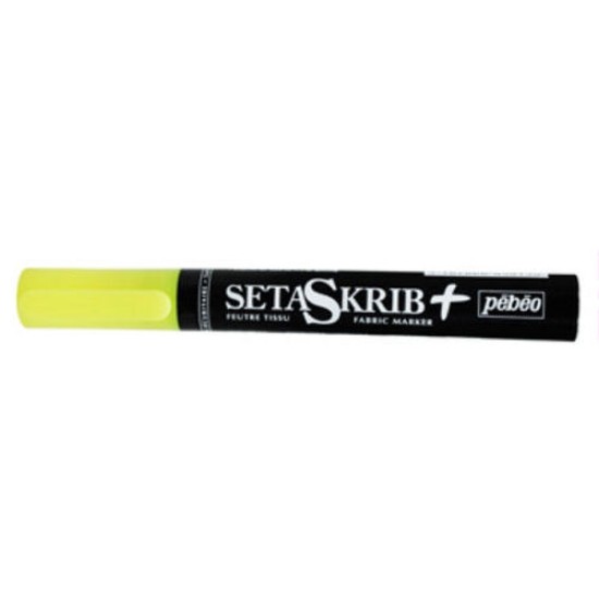 Disc Pebeo Setaskrib Marker Fluorescent Yellow