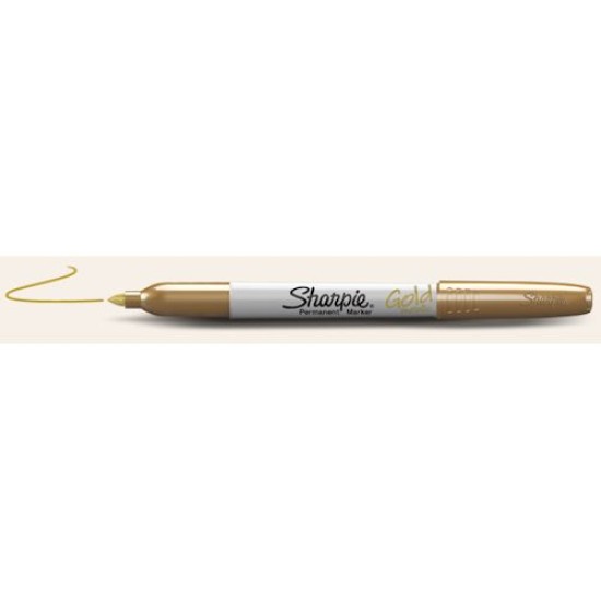 Sharpie Marker Fine Metallic Gold