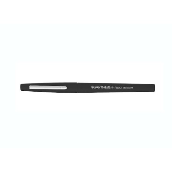 Papermate Flair Marker Medium Black (Single Pen)