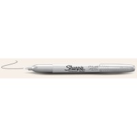 Disc Sharpie Marker Fine Metallic Silver