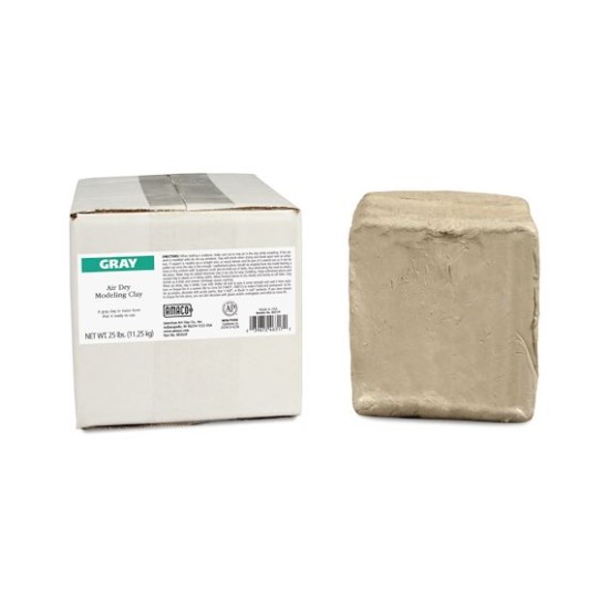Amaco Air Dry Clay Gray 25 lb.
