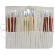 Art Advantage Oil/Acrylic Brush Set 24 Piece