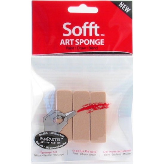 Sofft Flat Sponge Bar 3/pk