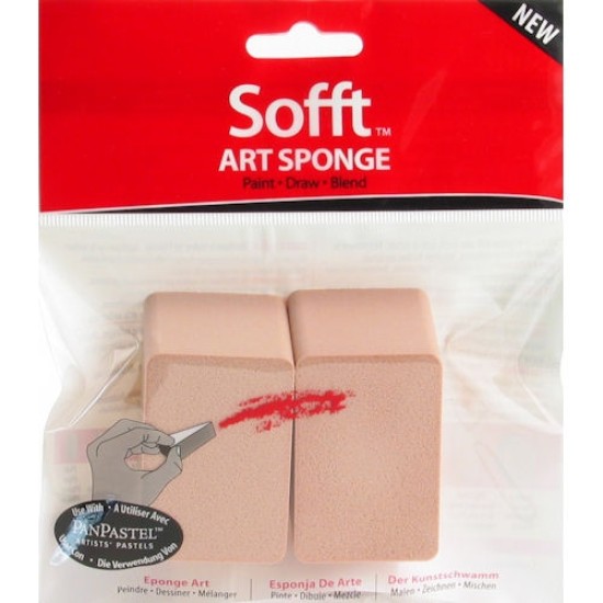 Sofft Flat Angle Slice Sponge 2/pk