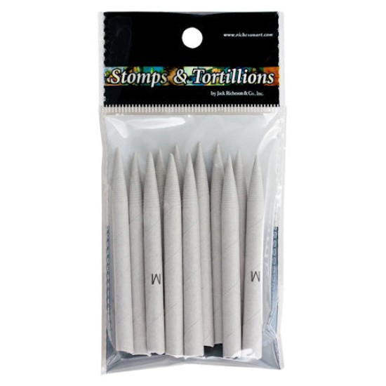 Tortillion Pack of 12 Medium Size:5/16