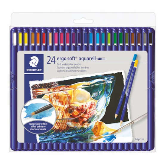 Disc Staedtler Ergo Soft Watercolour Pencils Set of 24